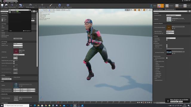 Cyberpunk girl in Unreal engine смотреть онлайн