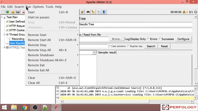 JMeter BeginnerTutorial 4 | JMeter UI Understanding ver 5.3 Tutorial by Perfology | 2020 смотреть онлайн