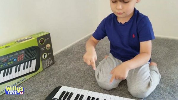 Canto Electronic Keyboard Piano Toy Review and Unboxing FUNNY - Willy's Toys Music
