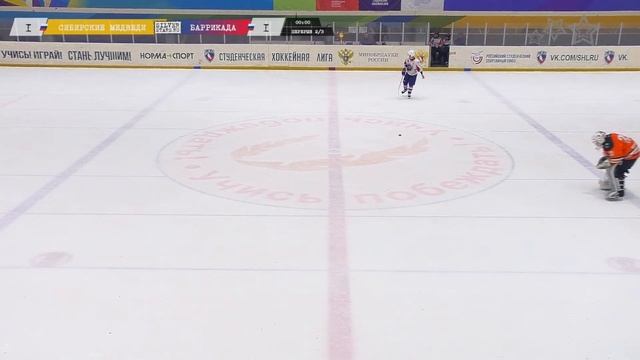 ХК Сибирские Медведи (г. Томск) - ХК Баррикада ( г. Санкт-Петербург) смотреть онлайн