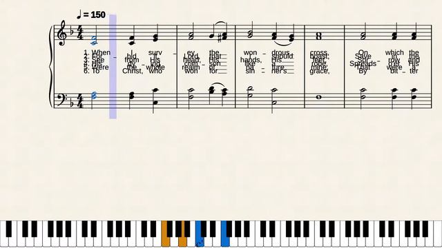 When I Survey the Wondrous Cross by Lowell Mason смотреть онлайн