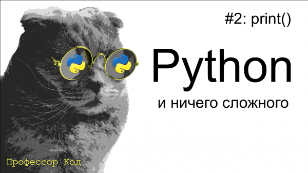 print() | Python для начинающих | Профессор код