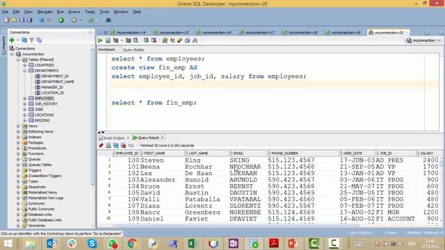 Введение во VIEW / SQL для начинающих с нуля до сертификата Oracle смотреть онлайн