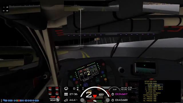 M1 Endurance Daytona 24h night stint смотреть онлайн