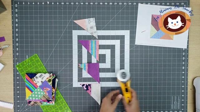 Como Coser Facil Bloque de Patchwork con Retazos (Molinillo de Retazos) смотреть онлайн