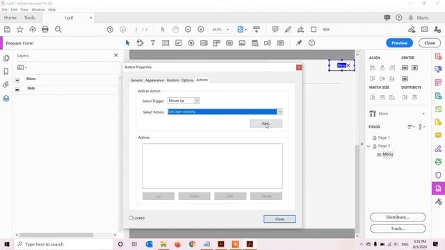 Interactive PDF with Button Click popup open and close смотреть онлайн