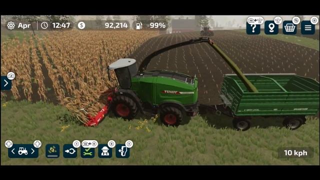 Making Chaff With Krone In Fs23 | Fs23 Mobile | Timelapse | смотреть онлайн