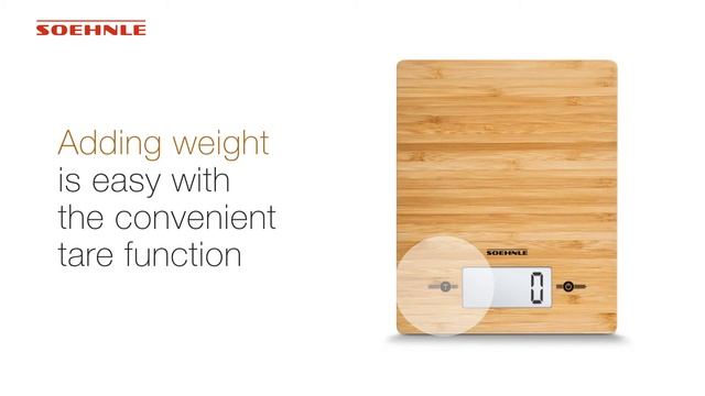 Весы кухонные электронные Soehnle Bamboo (66308) смотреть онлайн