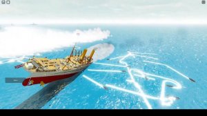 Britannic drowns in roblox | Британик тонет в роблоксе