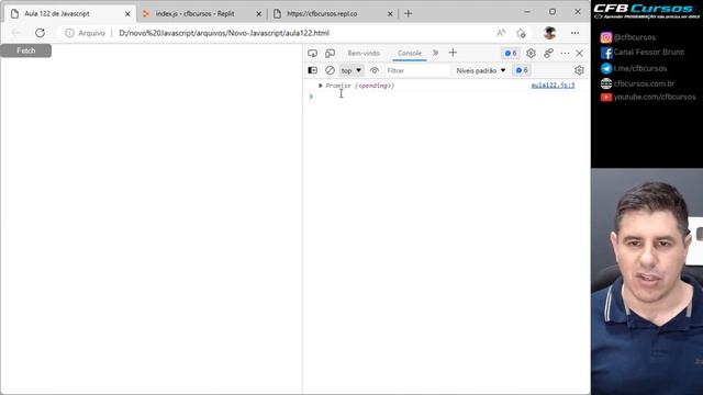 Aprendendo sobre FETCH para consumo de APIs em Javascript #P1 - Curso de Javascript - Aula 122 смотреть онлайн
