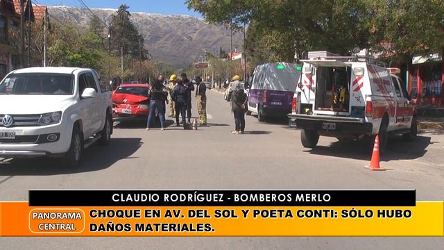 Claudio Rodríguez - Bomberos Merlo. Choque En Av. Del Sol Y Poeta Conti: Sólo Hubo Daños Materiales смотреть онлайн