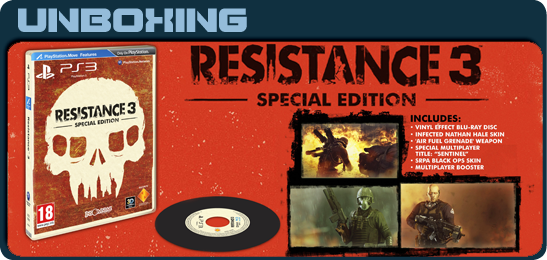 Распаковка Resistance 3: Special Edition (PS3)