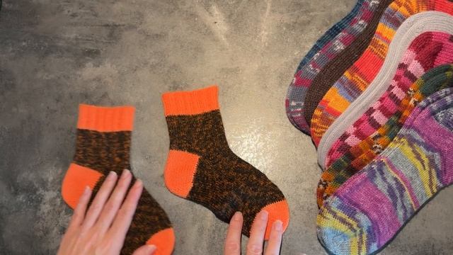 22 пары носков/Готовые работы Октябрь 2023