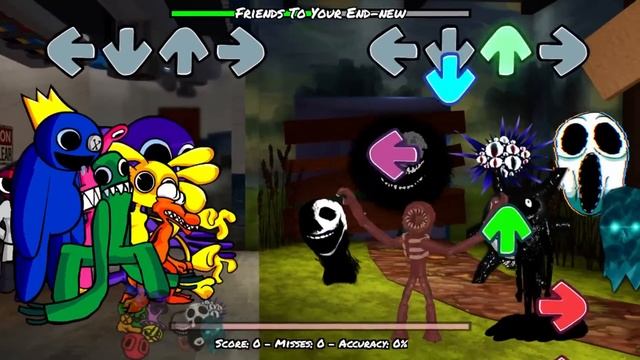 New Rainbow Friends Vs ALL Roblox Doors ? Friday Night Funkin' (Roblox Doors x Rainbow Friends) смотреть онлайн