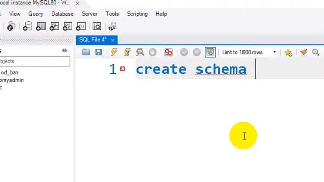 How to Create a Blank Database in MySQL Workbench смотреть онлайн