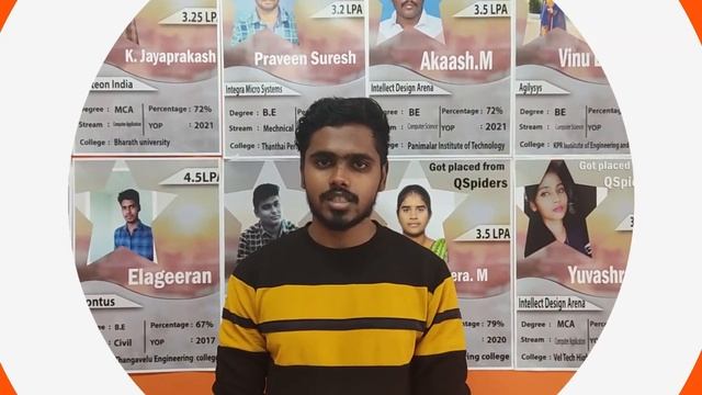 Another new Success story of our QSpiders Student. Naveen Kumar placed (JAVA Developer) смотреть онлайн