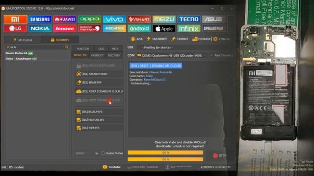 Redmi 4a Mi Account Remove Unlock Tool | Redmi 4a Mi Account Remove|