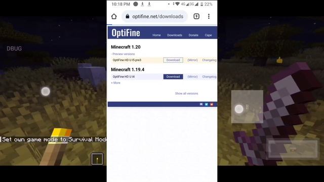 Download optifine 1.20 minecraft pojav launcher hindi смотреть онлайн