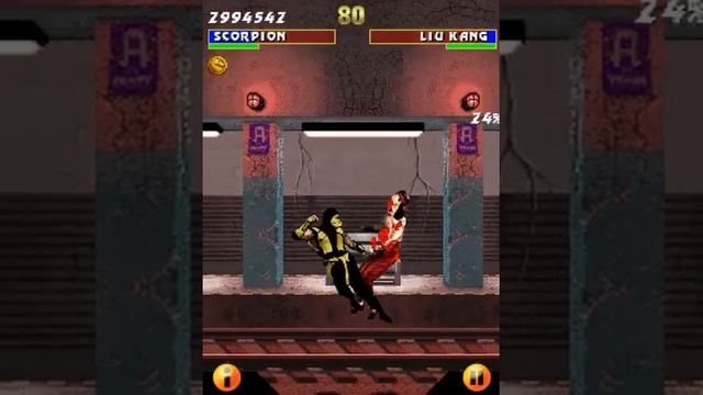 Ultimate Mortal Kombat 3 (Mobile Java version game) Walkthrough [Scorpion] смотреть онлайн