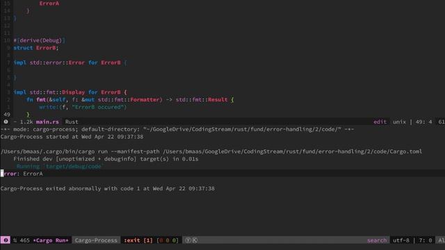 Rust - Which error-handling crate to use? ErrorTypes, thiserror & anyhow смотреть онлайн