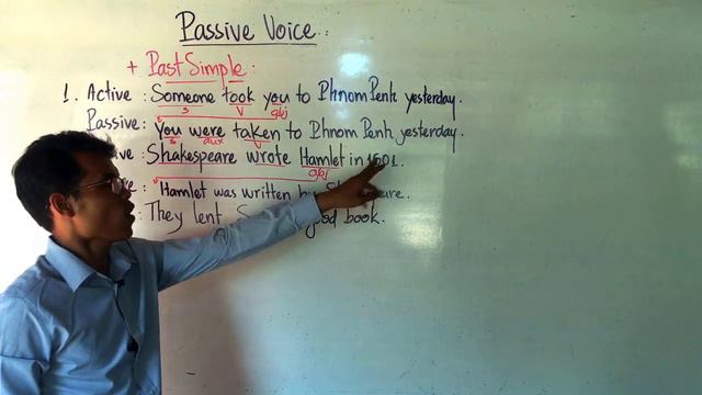English Grammar: Past Simple Passive in Khmer смотреть онлайн