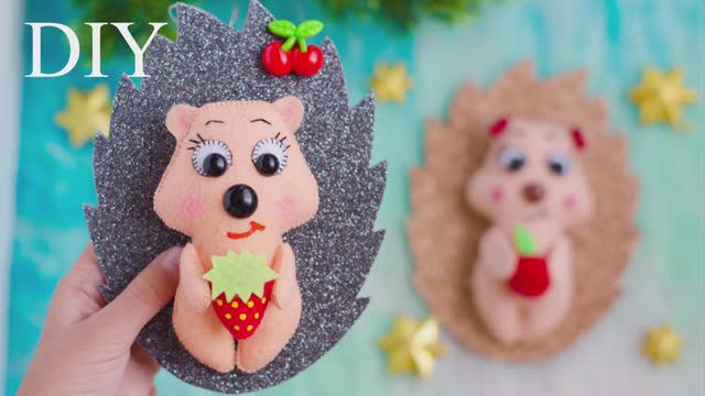 ЗАМЕЧАТЕЛЬНЫЙ ЕЖИК из ФЕТРА своими руками смотреть онлайн