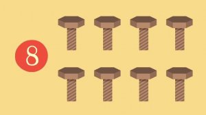 Обучающий мультик - Удивительная стройка - Цифра 8 - серия 7 Учимся считать