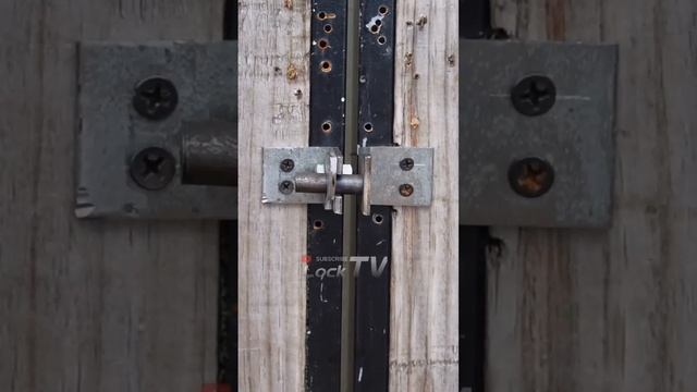 sliding gate Lock DIY #locktv смотреть онлайн