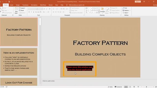 DesignPatternsLecture24(Factory Method and Abstract Factory) смотреть онлайн