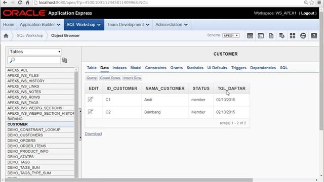 Oracle APEX Create Simple Form Customer (narrator voice Indonesian) смотреть онлайн