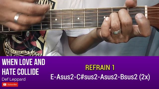 WHEN LOVE AND HATE COLLIDE BY DEF LEPPARD STEP BY STEP GUITAR TUTORIAL BY PARENG MIKE смотреть онлайн