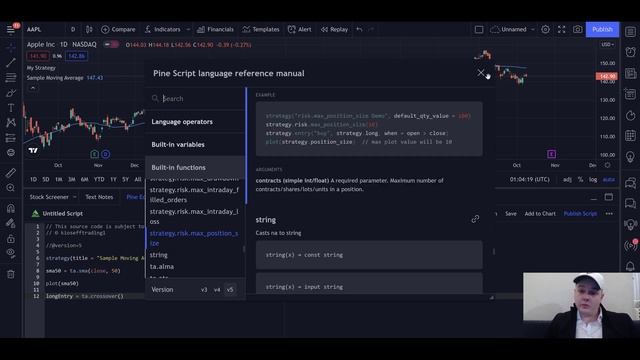 [PINESCRIPT TUTORIAL PART 1] Backtest a Moving Average Strategy For Stocks and Crytpo in 5 Minutes смотреть онлайн