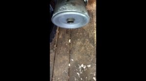 Правильное сверление отверстия флейты глушителя bajaj boxer 150x.Чем не пулемёт "Максим"))