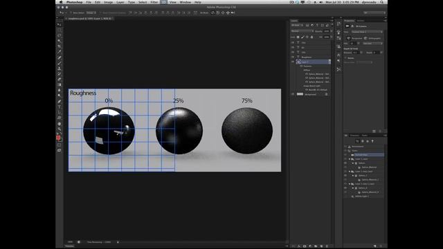 Photoshop CS6 - 3D - Roughness смотреть онлайн