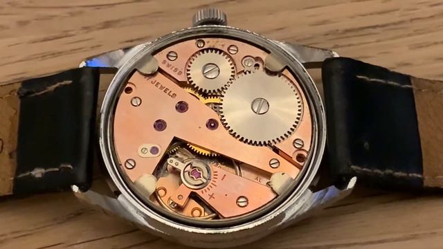 LIGA swiss watch with AS1130 movement, 1960s смотреть онлайн