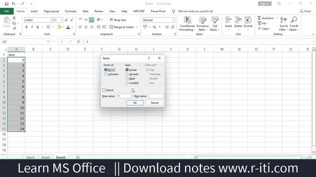 Advance Excel Course || Excel Beginner Part 1 || Download Excel Notes || R-ITI.Com || Rajesh Sir смотреть онлайн