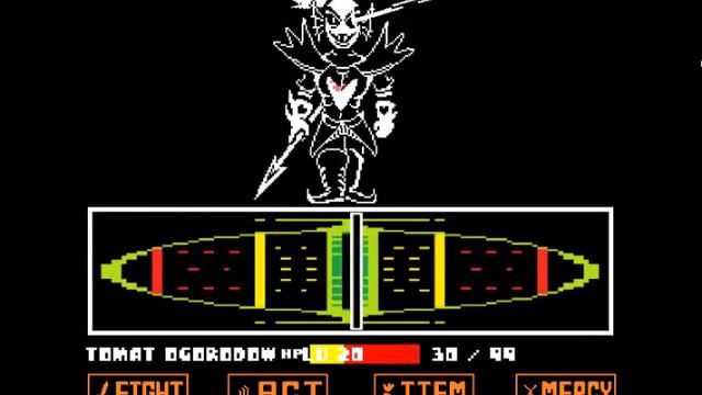 Undertale | Killing Undyne the Undying without heals with stick and bandage смотреть онлайн