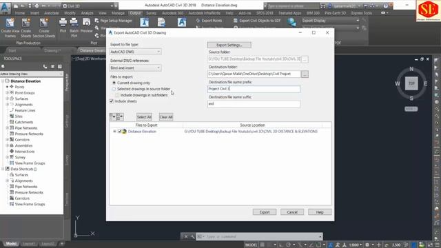 How to Convert Civil 3D Project Drawing To Autocad. смотреть онлайн