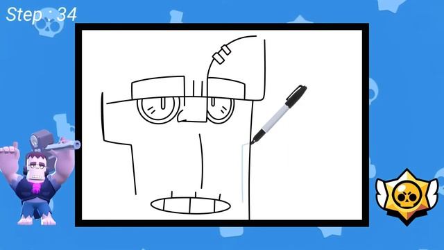How To Draw FRANK Icon | Brawl Stars смотреть онлайн