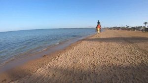 Обзор пляжа отеля Rixos Premium Seagate 5*, Шарм-эль-Шейх, Египет, 2021, 4K