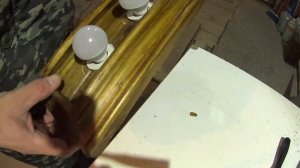 Светильник для беседки своими руками из остатков вагонки и плинтуса.