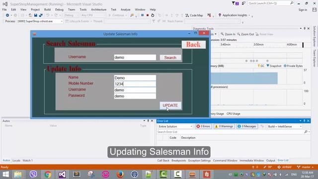 Super Shop Management System with C# Windows Forms & MySQL смотреть онлайн