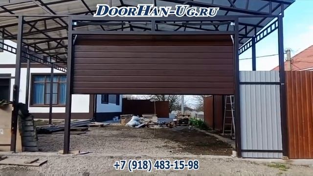 Секционные ворота DoorHan RSD02 Краснодар (ДорХан-ЮГ) смотреть онлайн