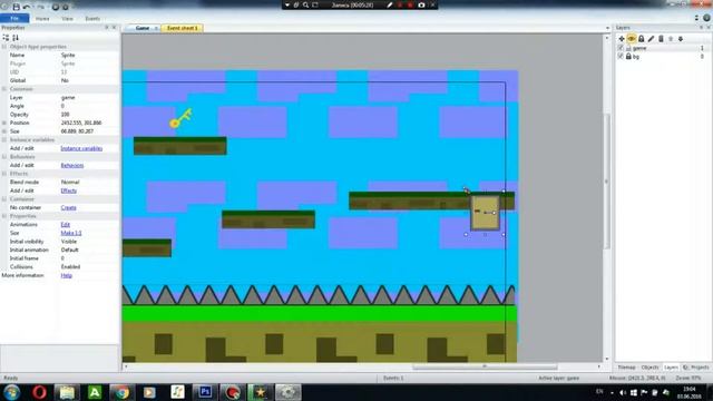 Как сделать игру на Construct 2 | Урок 3 смотреть онлайн