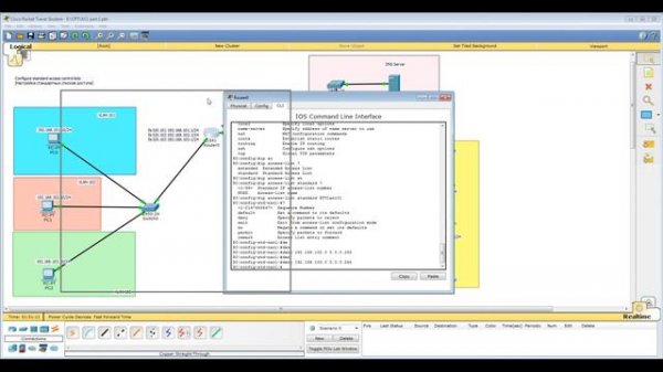 Урок 34 Cisco Packet Tracer. Учимся создавать стандартные списки доступа, Access Control List (ACL)