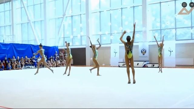 Групповое упражнение с 5 скакалками, 2010г., 1 сп.р., Москва, "Крылья советов" смотреть онлайн