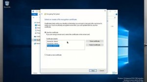 73. Управление сертификатами шифрования и файлами расшифровки Windows 10
