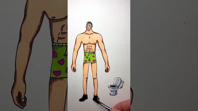 How Skibidi transform to Titan Speakerman #stopmotion #skibiditoilet смотреть онлайн