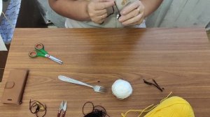 Мастер-класс "Пчёлка из ниток".