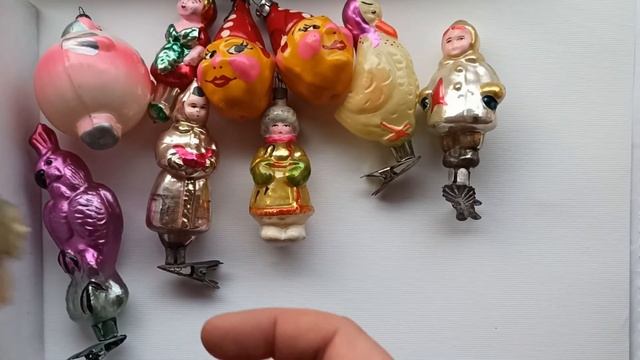 Елочные игрушки из СССР из 70х - обзор цены смотреть онлайн